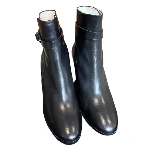 THEORY**DEMEURA NAPPA Black Strapped Bootie**US 8,9,10,11***$520 - Picture 4 of 12